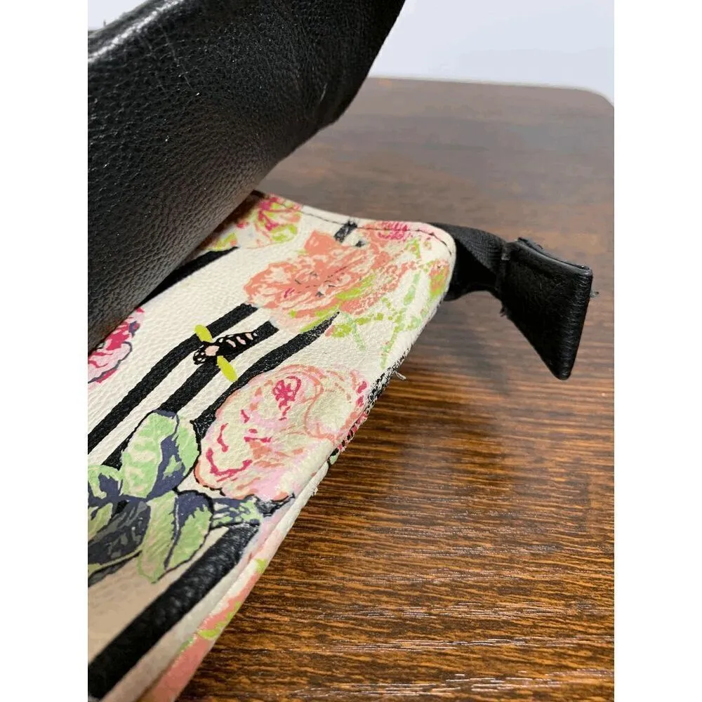 Betsey Johnson Gift Boxed Floral Big Bow Wallet Handbag Multi-Color Size 8x12" - Image 12