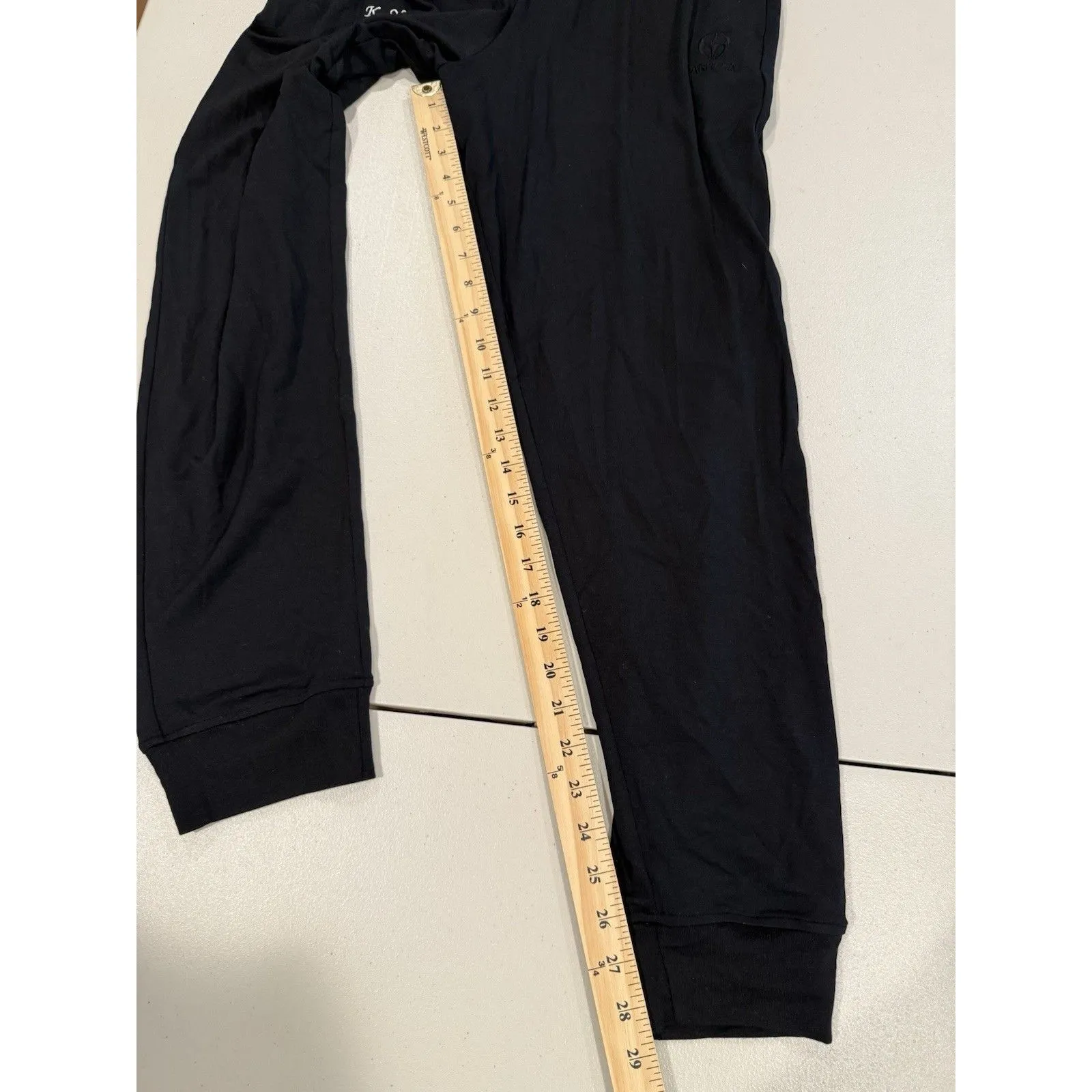 NEW Parhela Lounge PJ 4 Piece Set Womens Medium 100% Cotton KY Initials Travel - Image 4