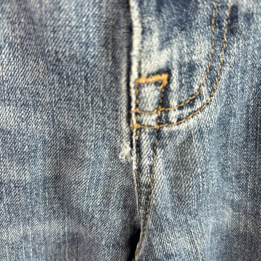 Lucky Brand Jeans Womens Size 4/27 Blue Denim Lolita Skinny small hole at zipper - Image 2