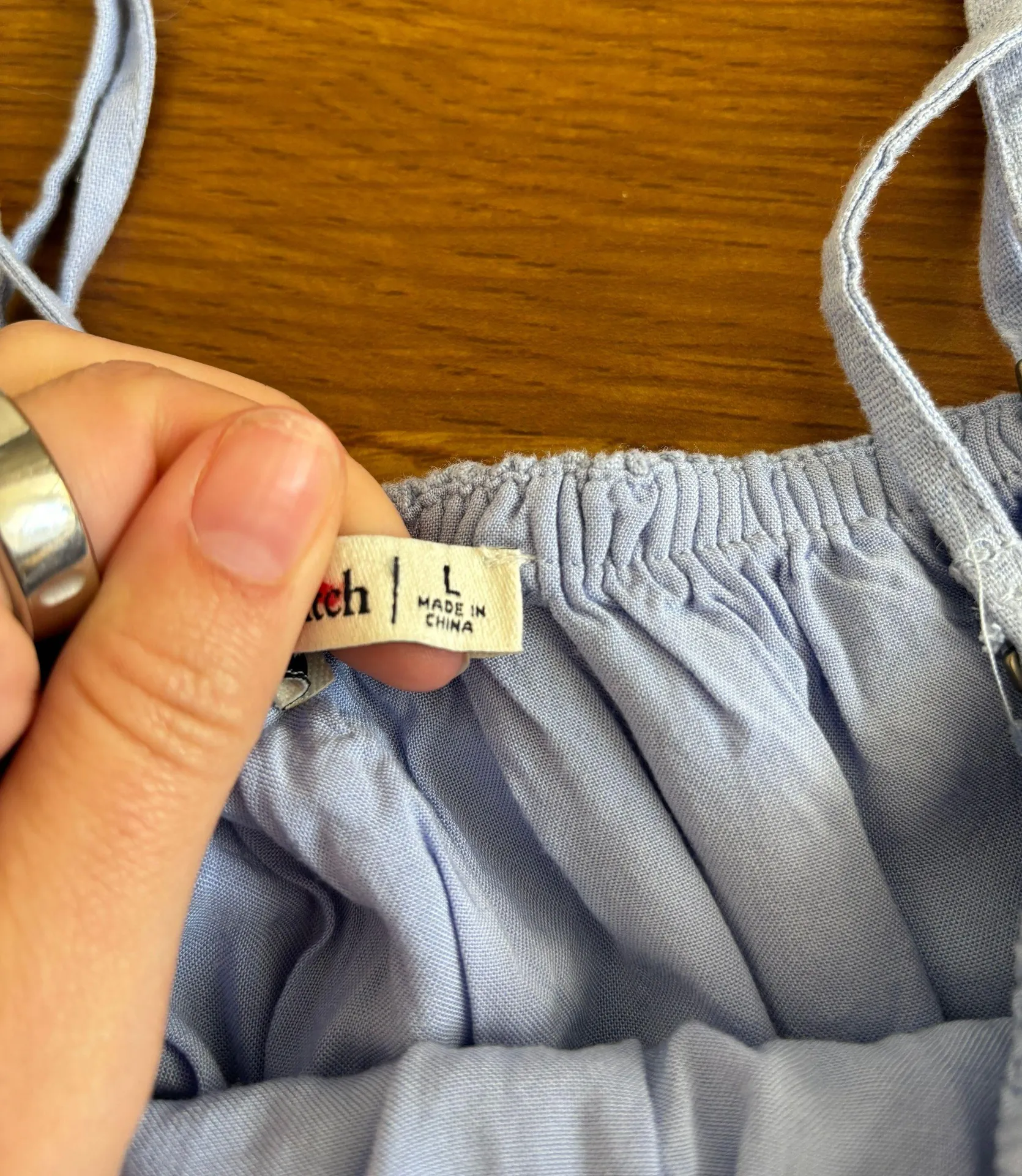 linen blend Ruched top - Image 6