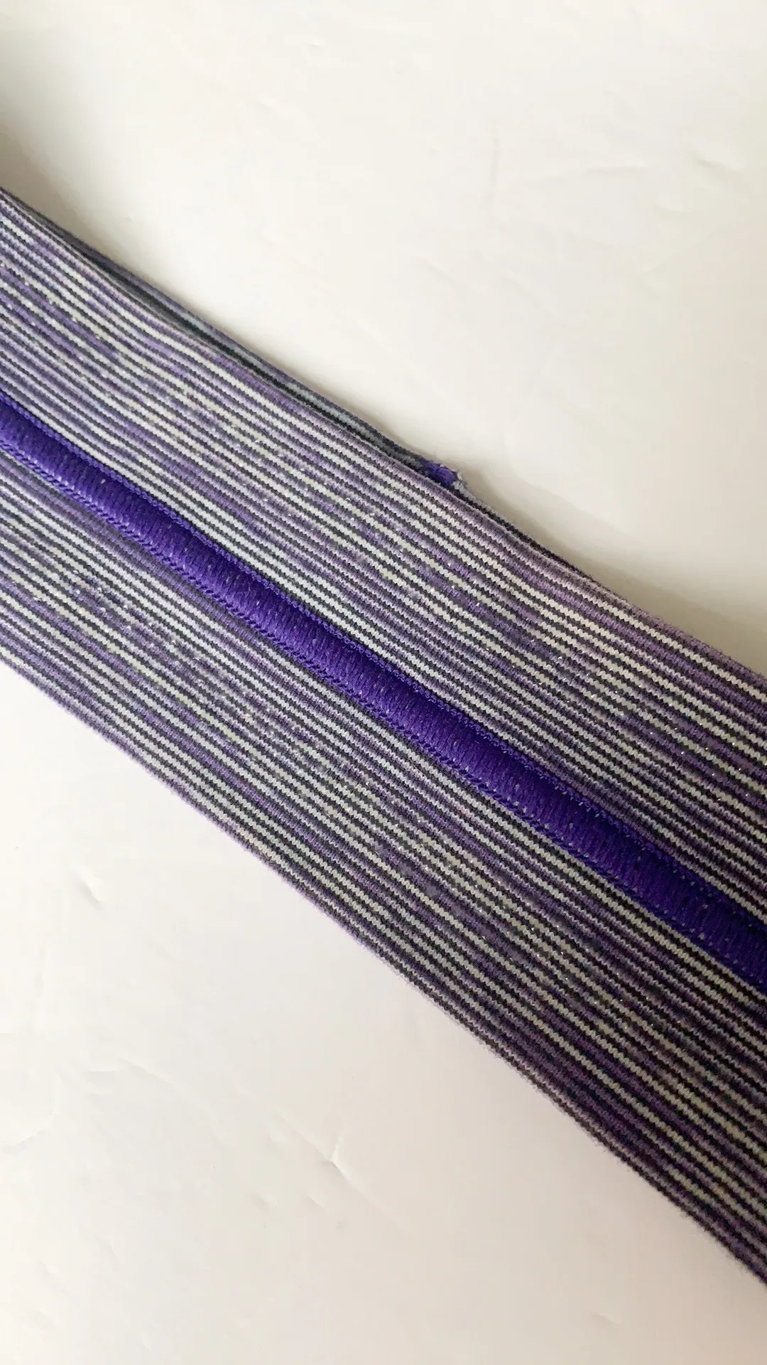 Purple Striped headband - Image 4