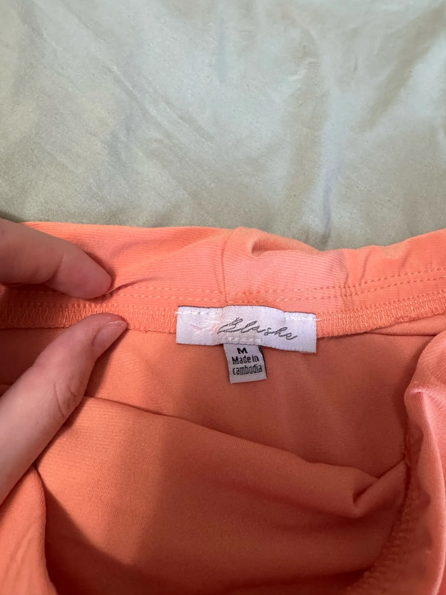 Skirt and Tank Set Orange Size M - Image 5