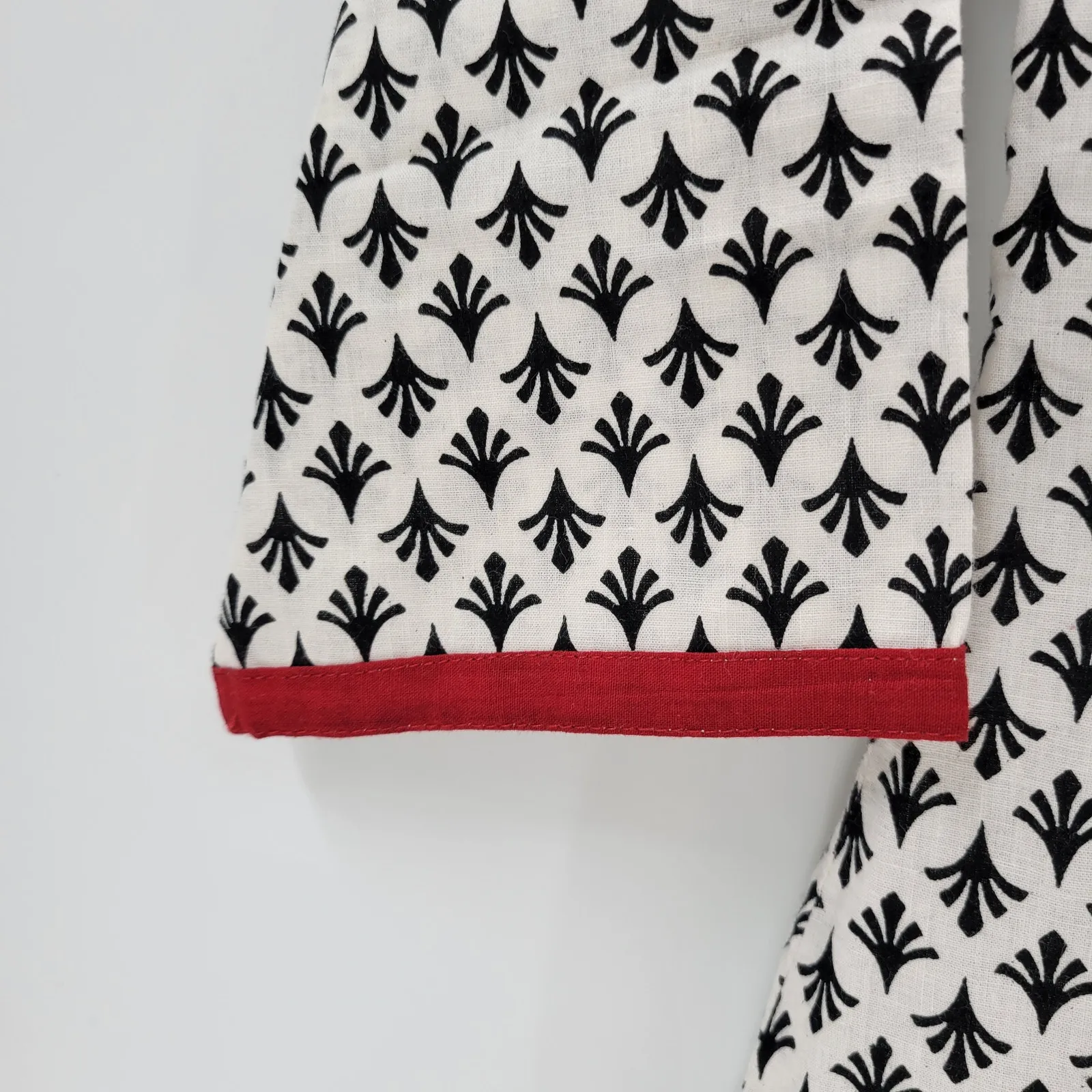 Soch Womens Dress M Black White Allover Print‎ Round Neck 3/4 Sleeve Shift Tunic Size M - Image 10