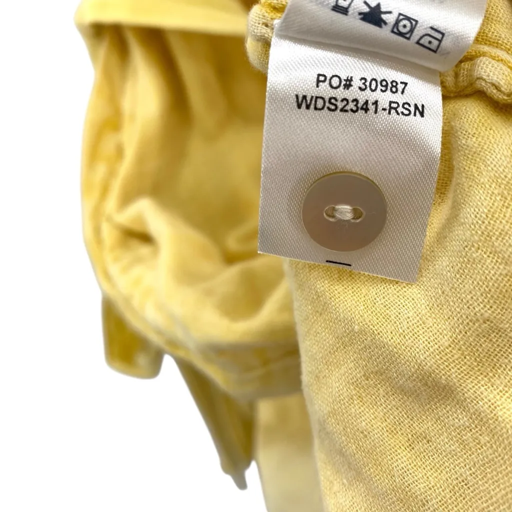 Faherty Dream Cotton Gauze Camel Dress in Sahara Sun New Yellow Size L - Image 8