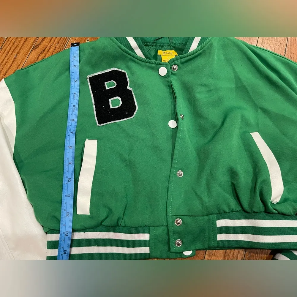 Daisy Green and White Jacket - Image 7
