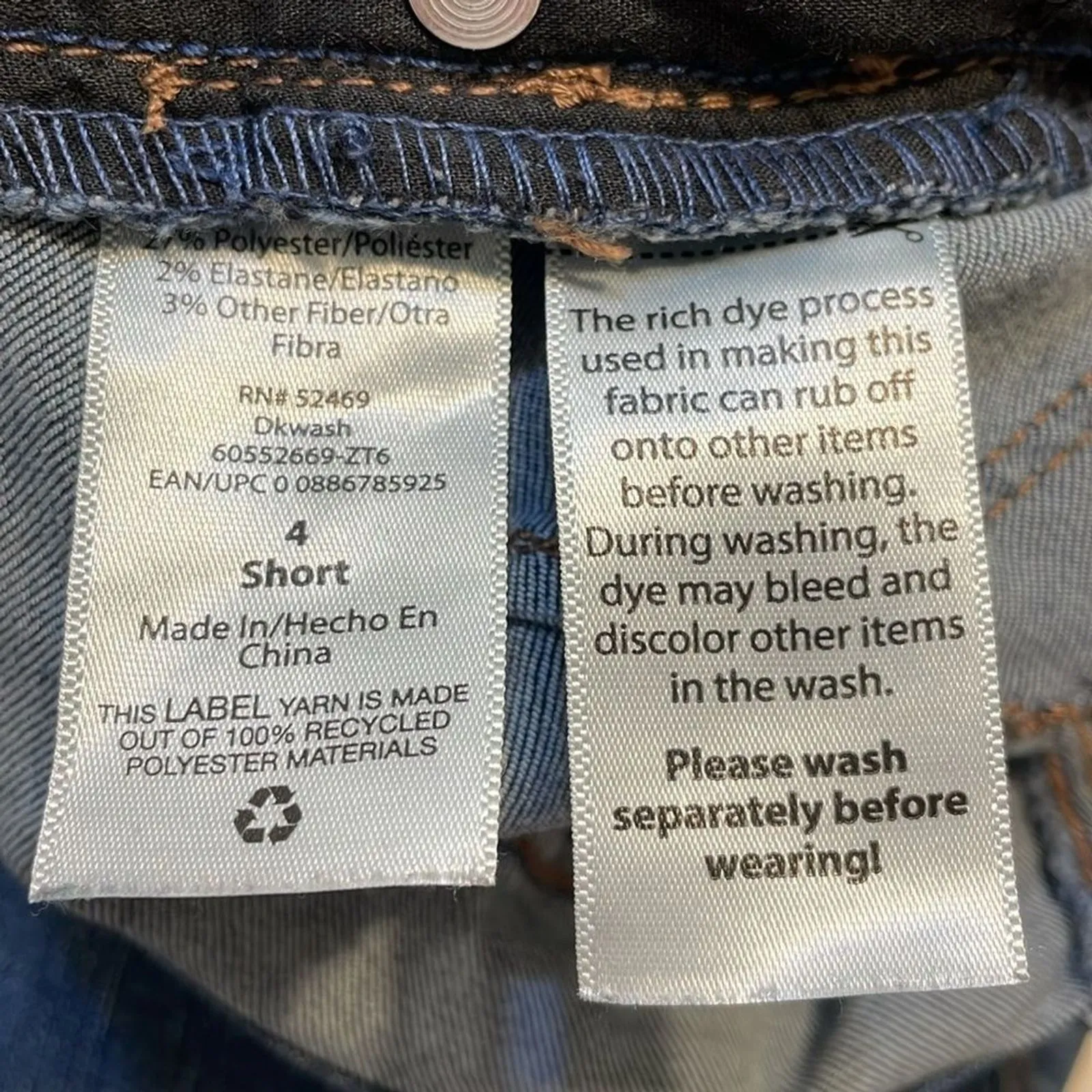 Sofia by Sofia Vergara Paulina Sculpting Skinny Denim Blue Jeans Womens Size 4S - Image 12