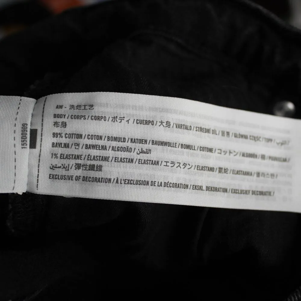 Abercrombie & Fitch The Ankle Straight Ultra High Rise Distressed Jeans Black 24 - Image 6