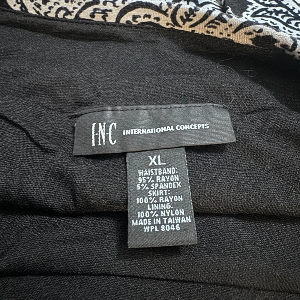 INC international concepts skirt XL Black - Image 3