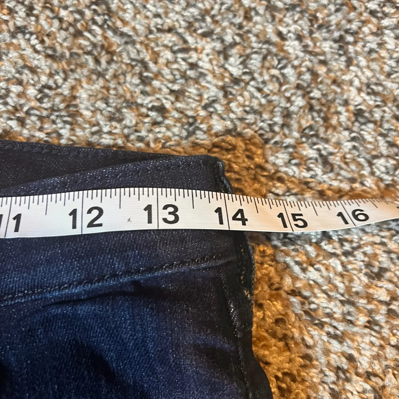 True Religion Halle Mid Rise‎ Super Skinny Jeans Dark Wash Size 27 - Image 3