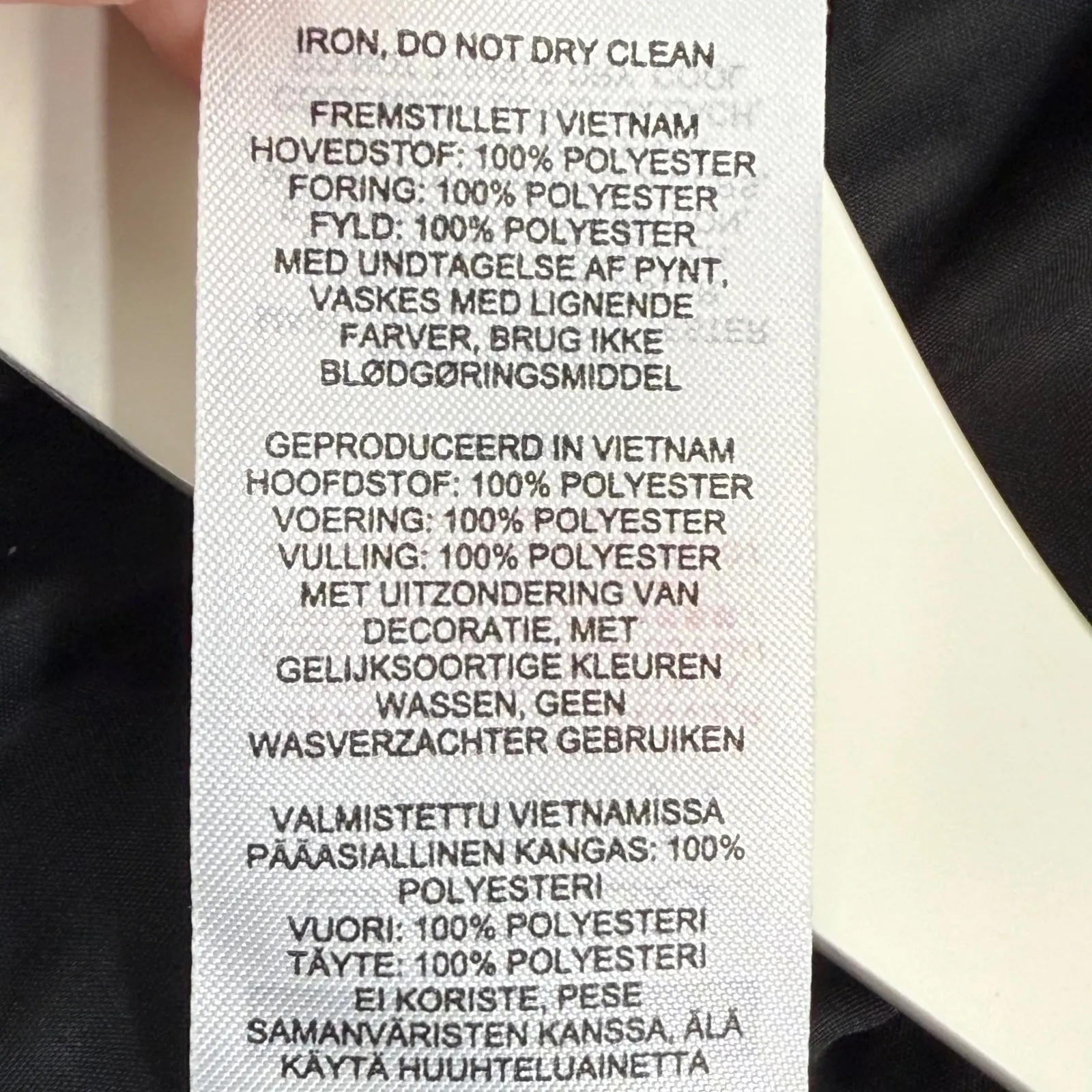 Gymshark Black Puffer Oversized Longline Gilet Vest Hooded Full Zip Women XS - Image 8