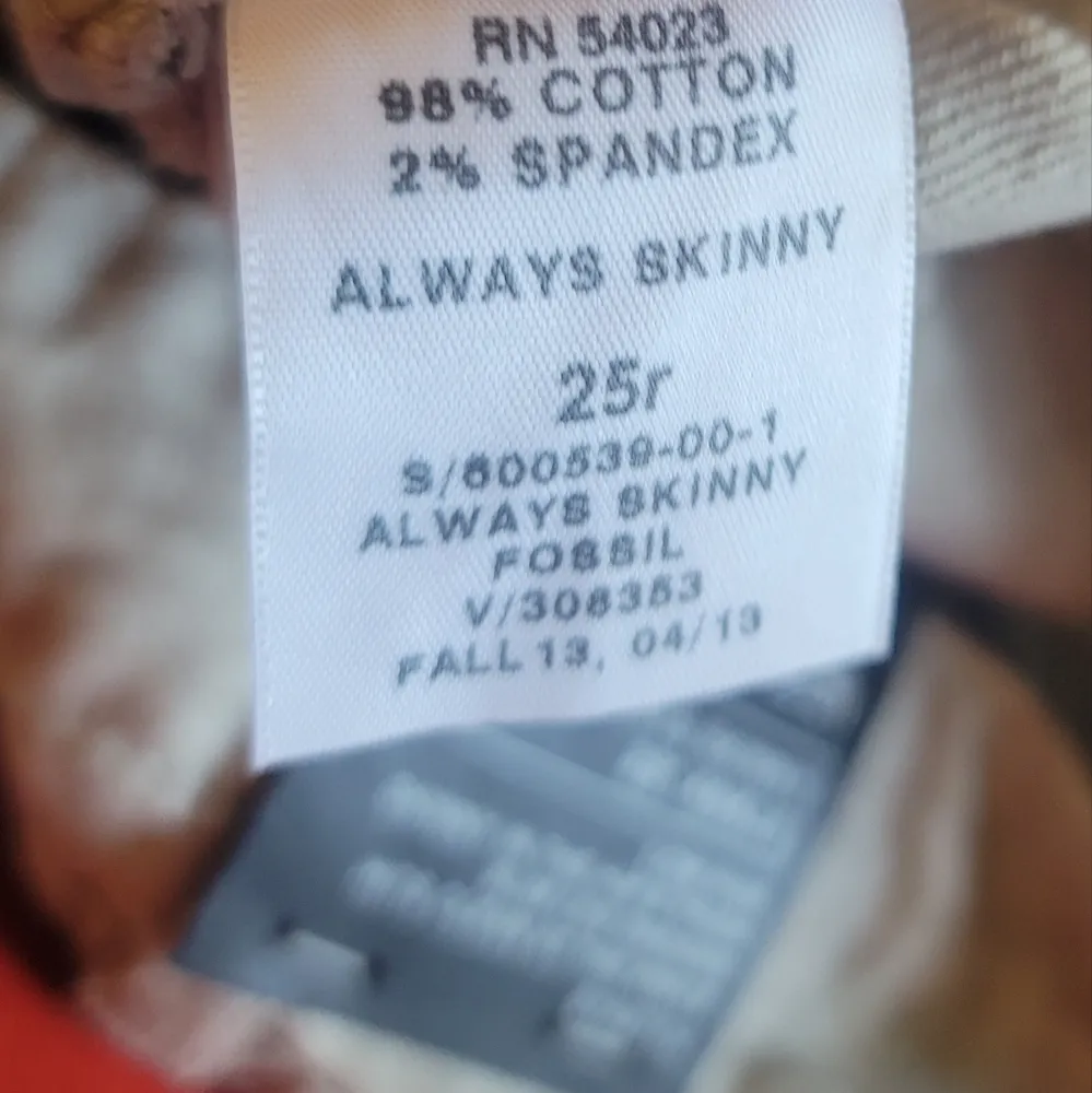 🔥SALE🔥NWT! Gap Fossil Tan Animal Print Always Skinny Jeans 25 - Image 6