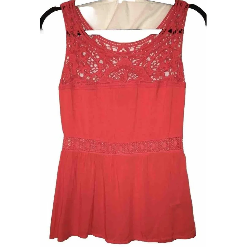 DeJavu Womens Crotchet Top Size Small  LTOP705 - Image 2