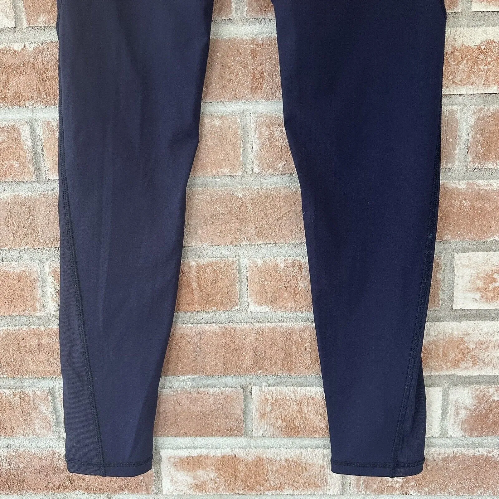 Offline By Aerie Goals 7/8 High Rise Leggings Navy Small Sheer Panels - Image 5