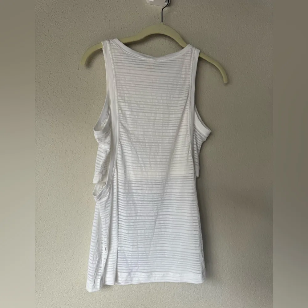 Lululemon Clear and Present Muscle Tank Top White - Image 8