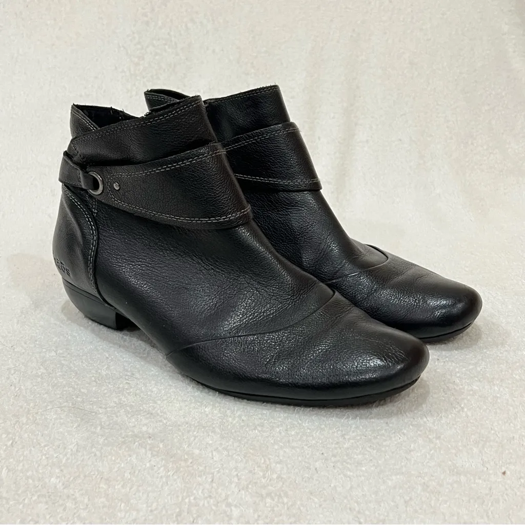 Taos Black Addition Leather Ankle Boot Size 9.5 - Image 5