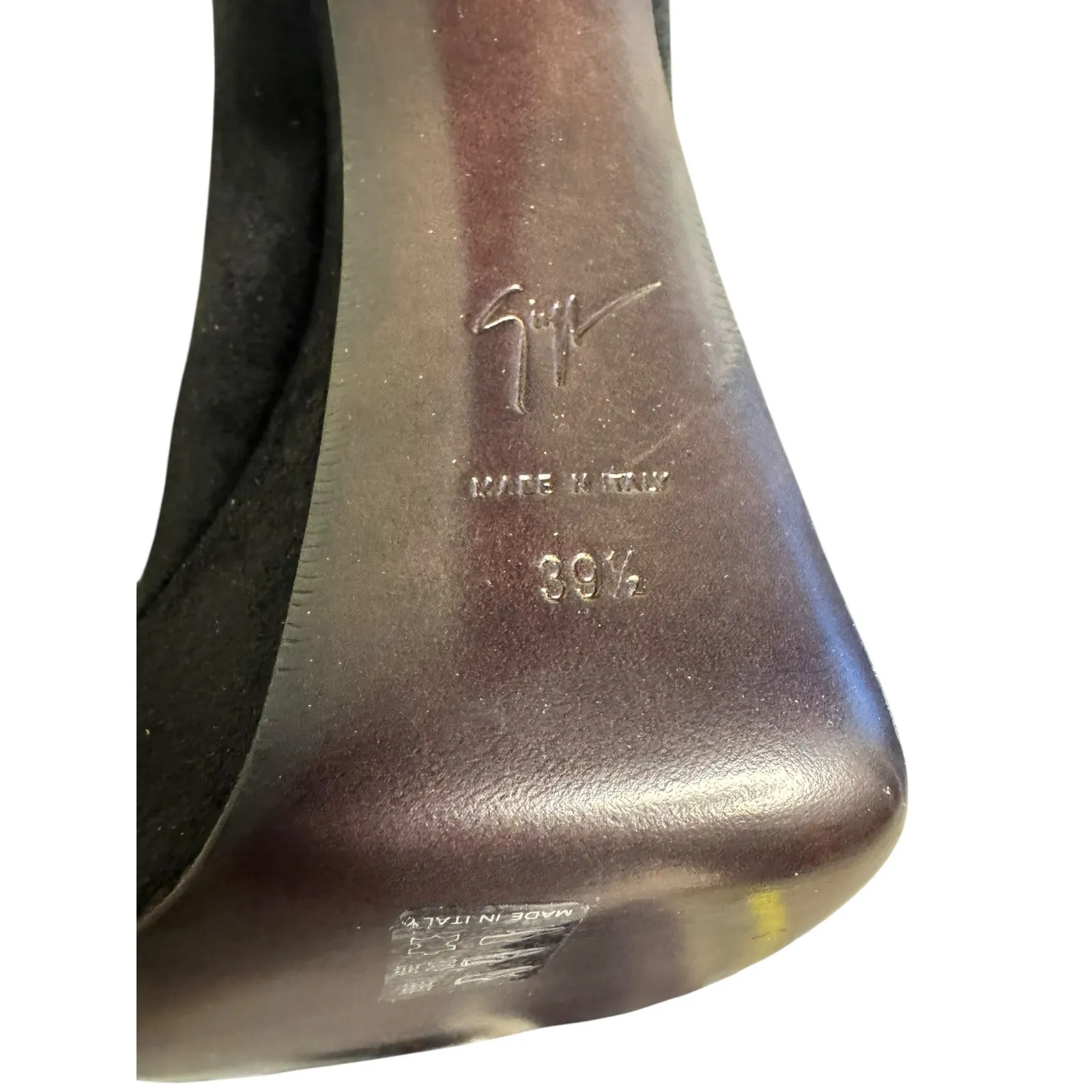 Giuseppe Zanotti NIB 145mm Aureliee Suede Sock Boots in Black Size 39.5 - Image 12