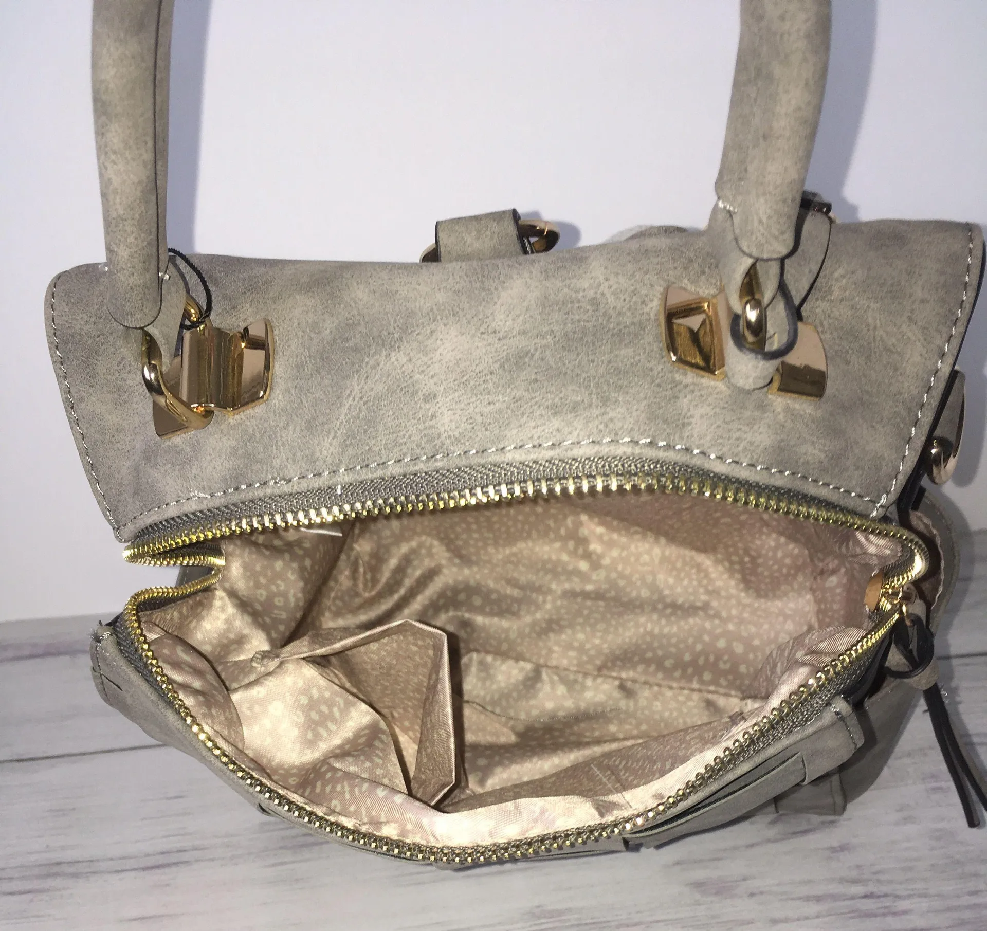 Backpack/Messenger Bag Gray - Image 5