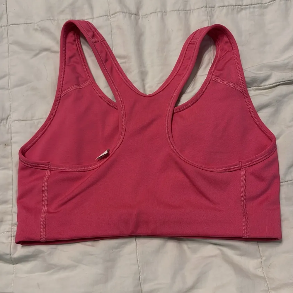 Nike Women's Swoosh Sports Bra Pink Medium Support Non Padded Size Small - Image 5