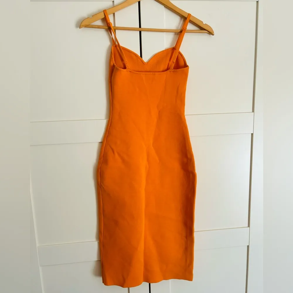 Aritzia Babaton Lariat Dress Size XS Ribbed Midi Dress Beach Summer - Image 2