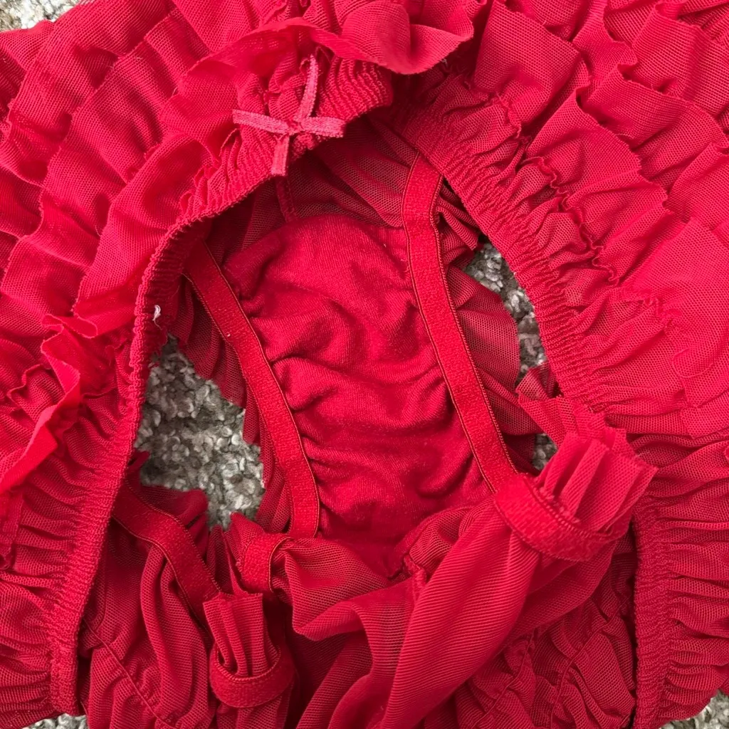 Red Ruffle Bloomers - Image 4