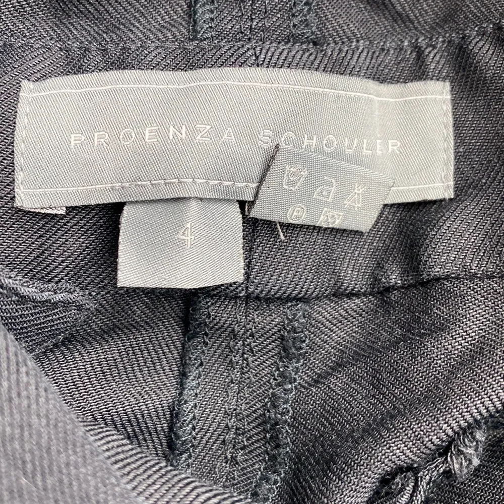 Proenza Schouler Black Overall Style Romper Size: 4 - Image 8