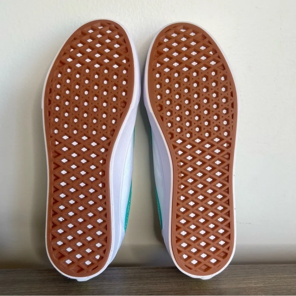 Vans ComfyCush White Atlantis Teal Women's Junior Shoe Size 6.5 or 8 SKU24286 - Image 10