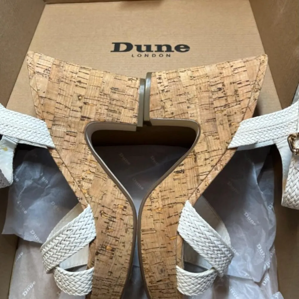 DUNE London Jillys in White Braid - Image 5