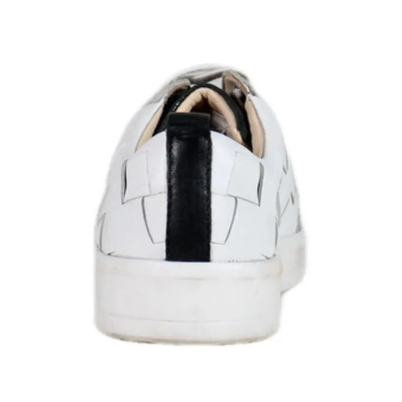 DIBA TRUE Yuli Ana Sneaker in White and Black Leather, Size 11, New in Box - Image 8