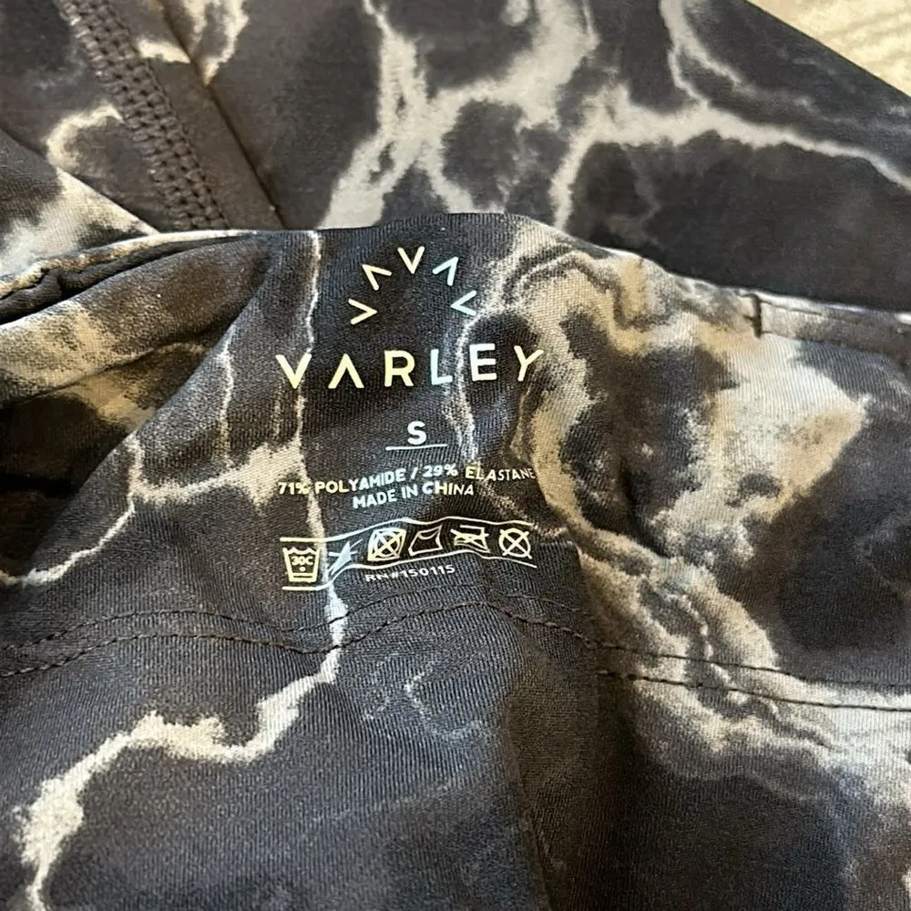 Varley Women’s Grey Marble Print Leggings - Image 7