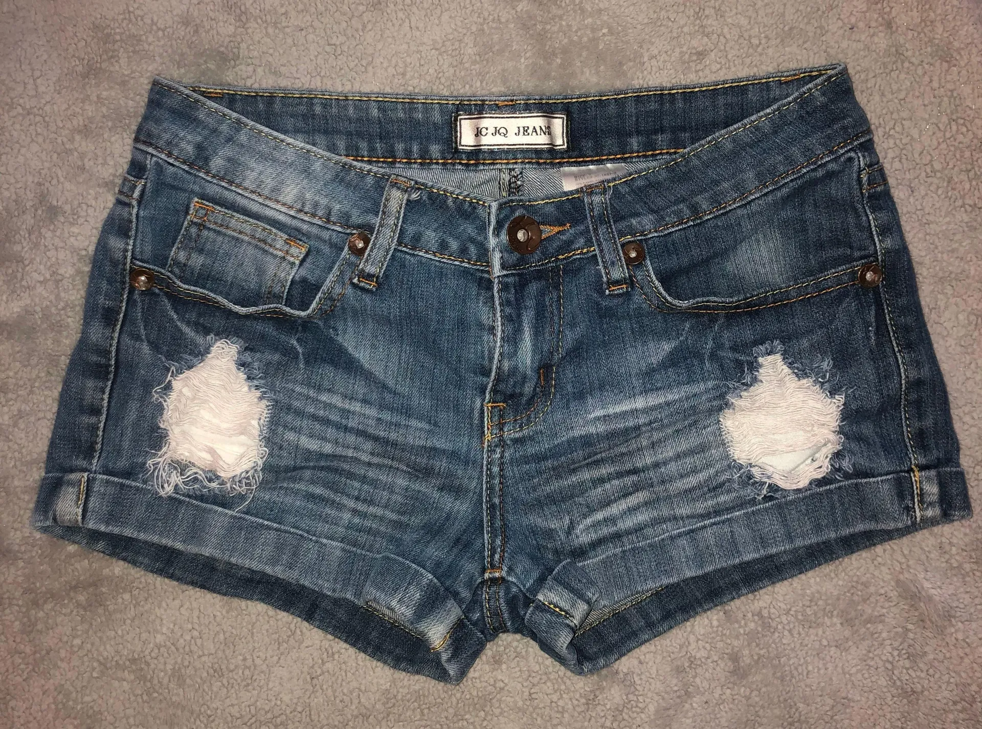 JC JQ Jeans Denim Shorts Size 25 - Image 3