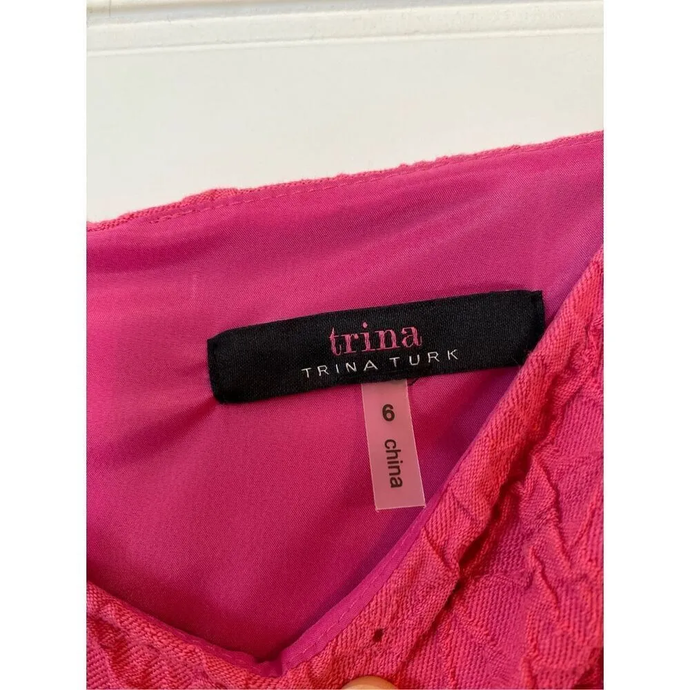 Trina Turk Favor Bell Flare Sleeve Dress - Image 5