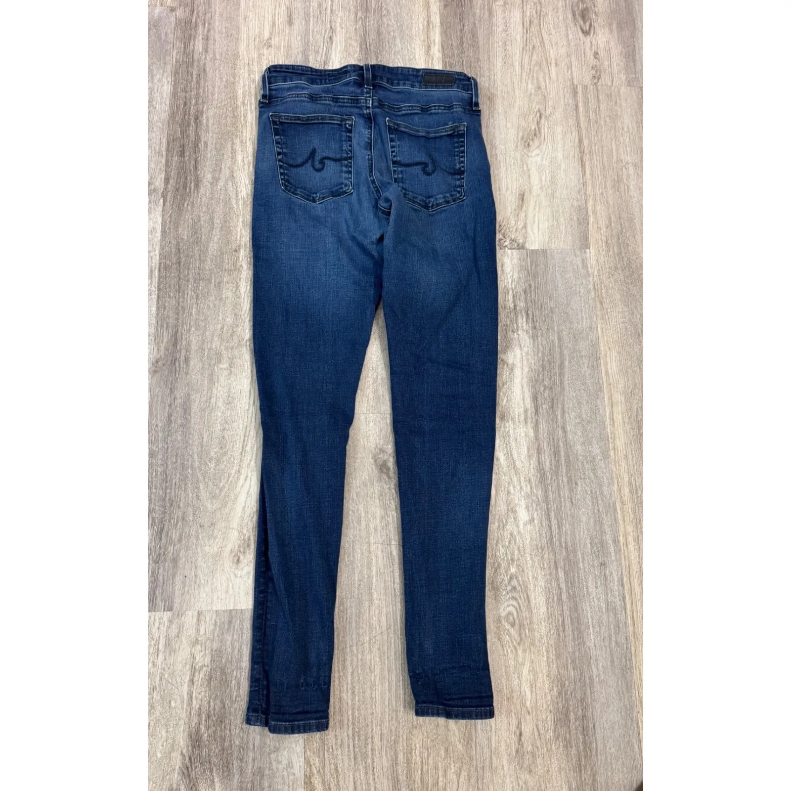 AG Adriano Goldschmied Farrah Skinny High Rise Jeans Dark Wash Size 28R - Image 3