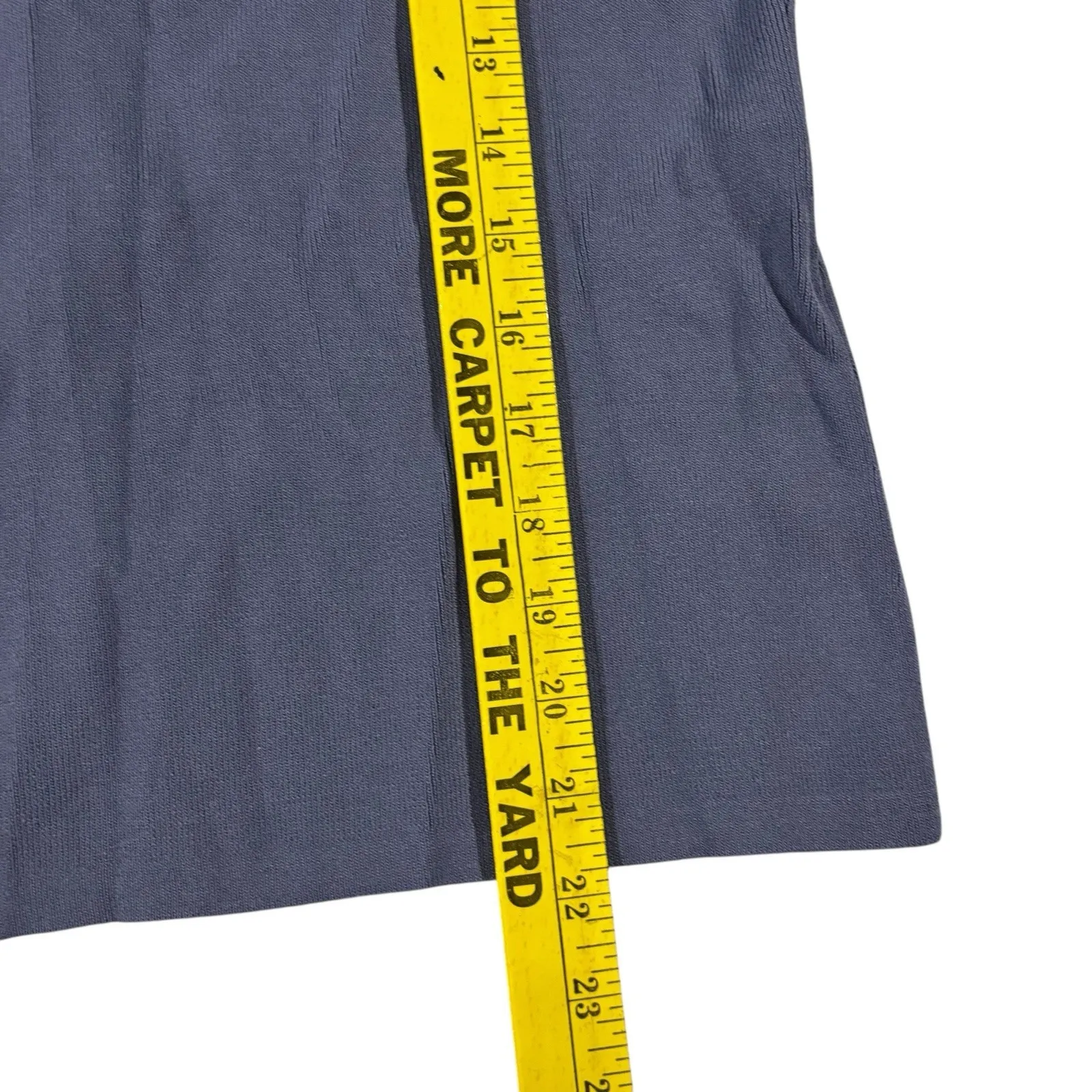 Joseph A Womens Sz Large Blue Knit  Square Neck Sweater 3/4 Sleeve Viscose‎ - Image 8