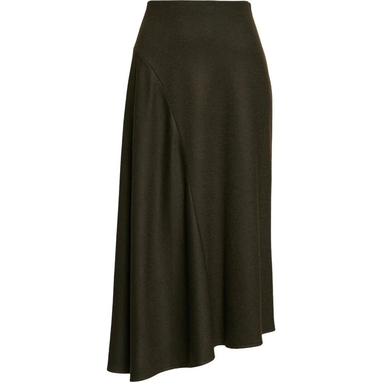 Vince‎ Asymmetric Seam Linen-Blend Skirt - Image 5