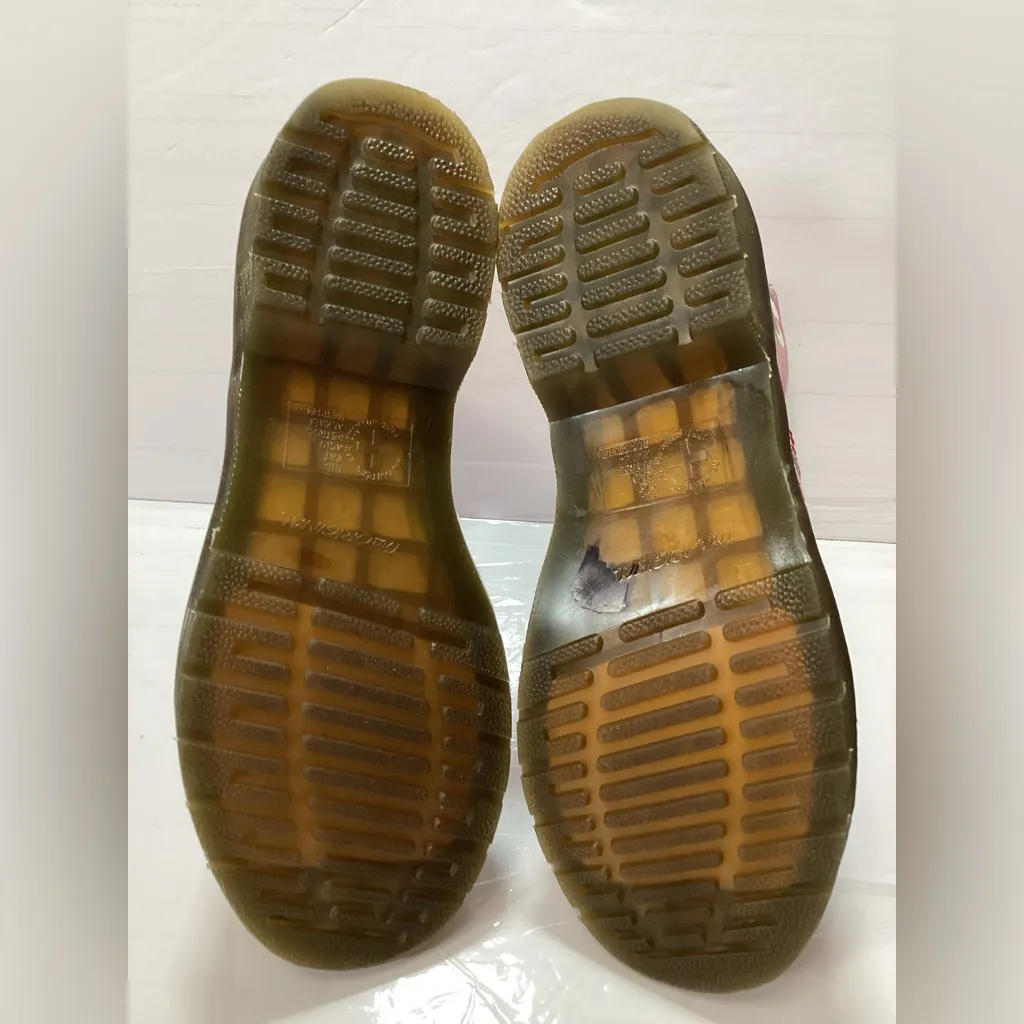 Dr martens pascal women’s pink Daisy vintage stile Boots size 8 leather - Image 9