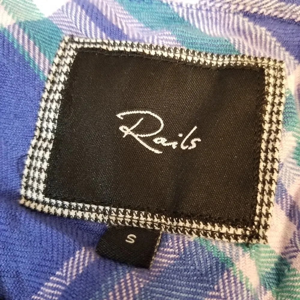 Rails {S}  Hunter Button Down In Blue Violet - Image 6