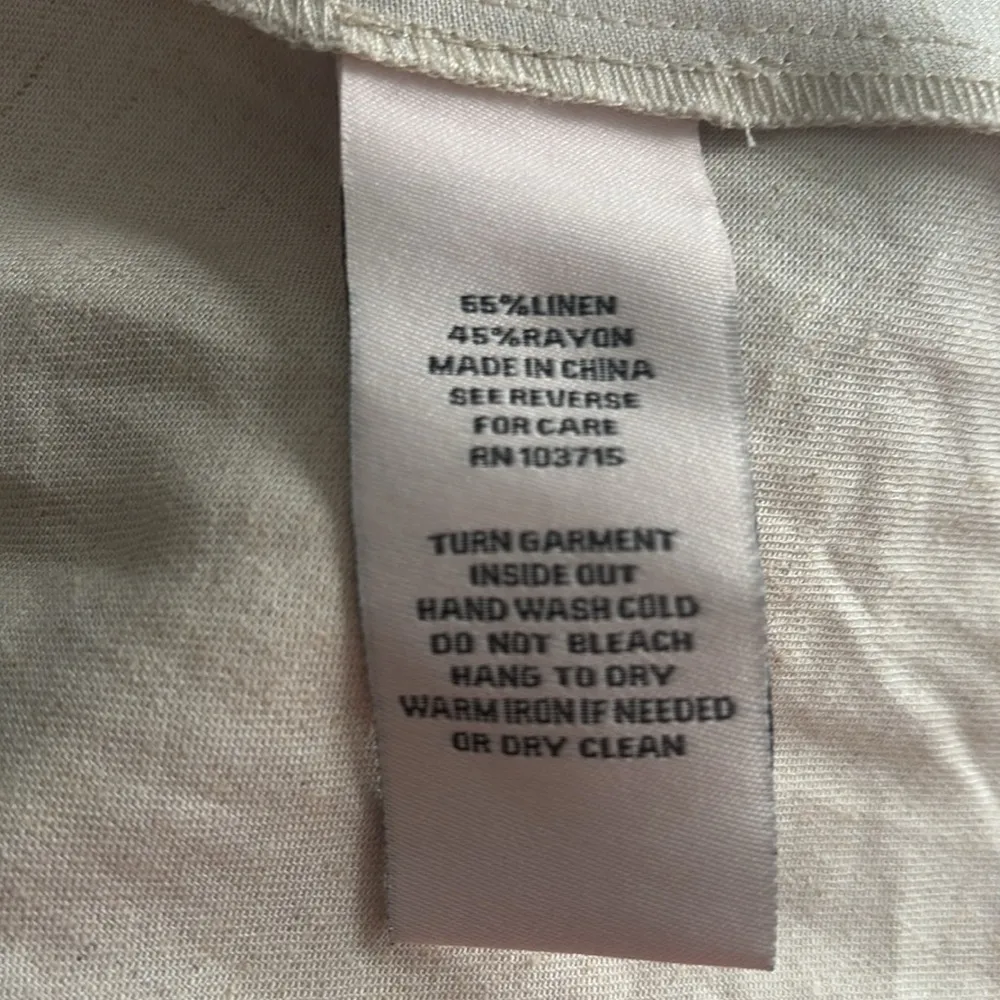 Nanette Nanette Lepore Womens Beige Work Maxi Belted Shirtdress Linen Blend 0316 Tan Size 4 - Image 12