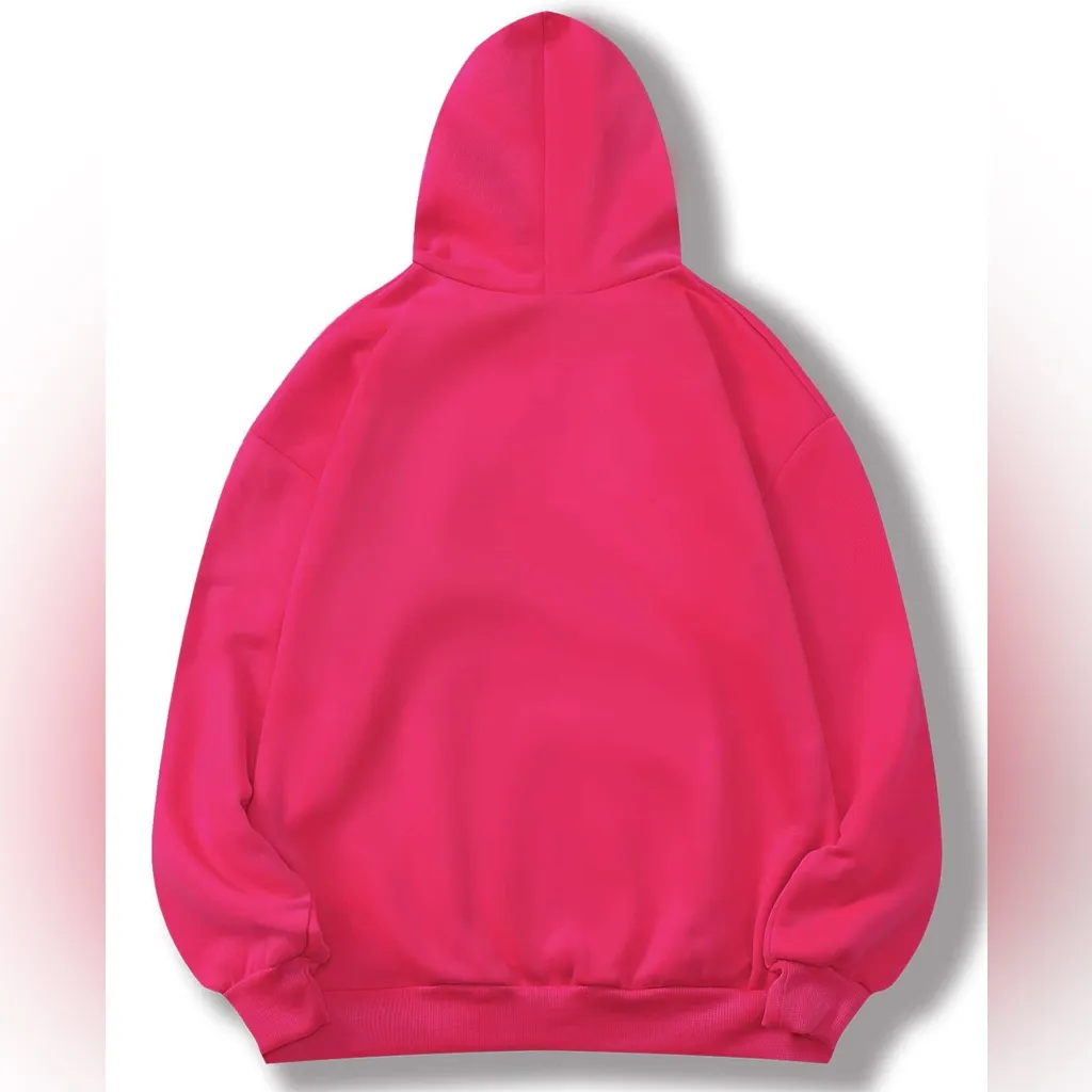 SHEIN Pink Hoodie Sweatshirt - Image 2