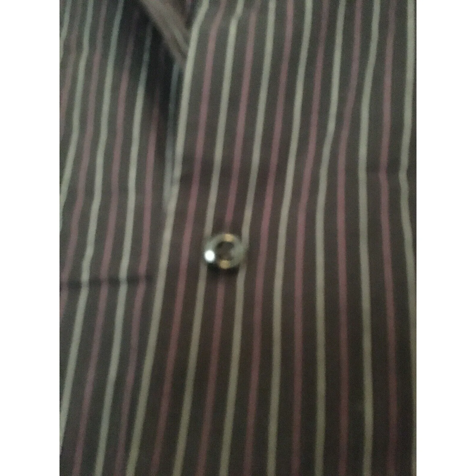 AP. 9 Modern Fit Adult Button-Up Striped Long Sleeve Shirt Size XXL - Image 7