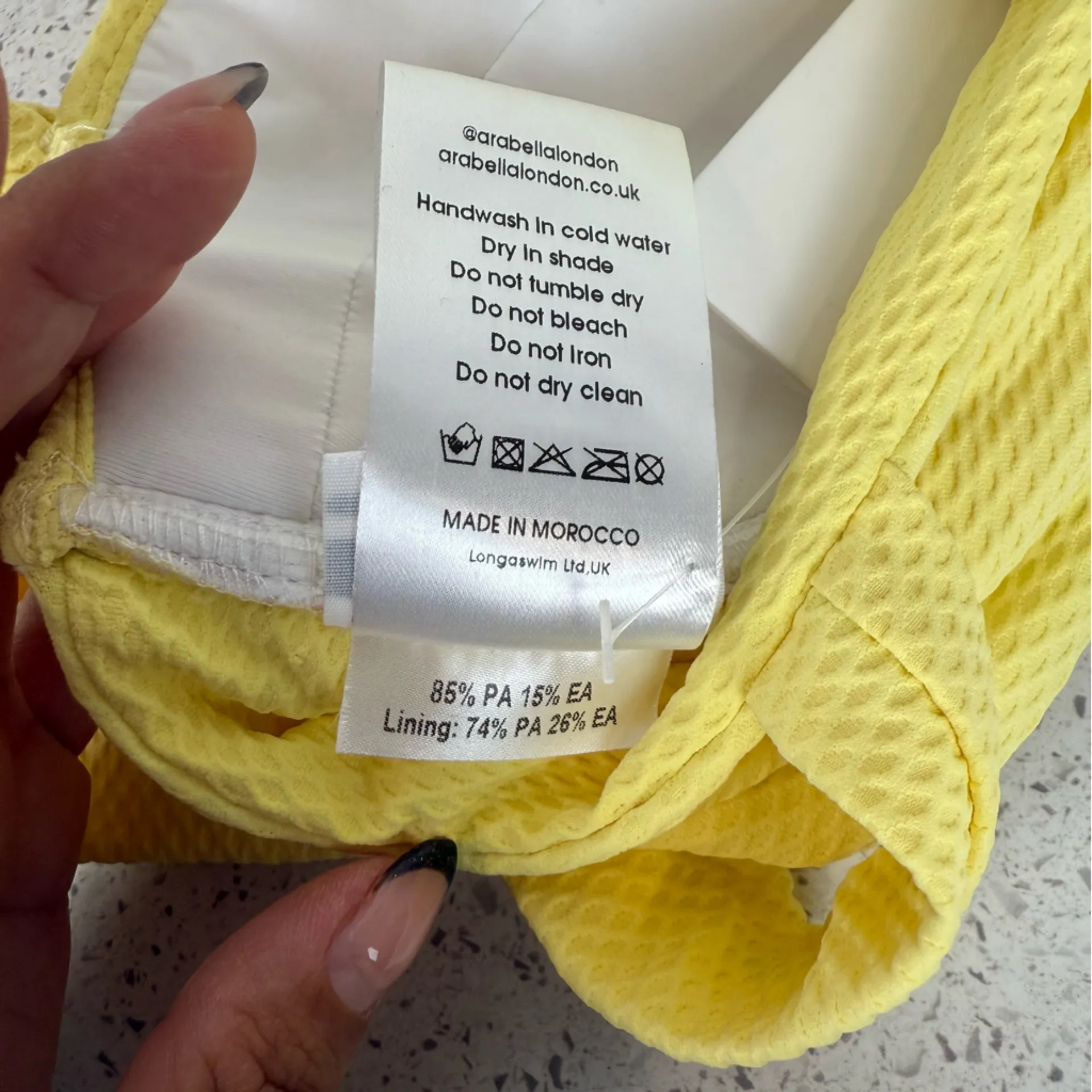 NWT Arabella London The Modern Bustier Bra Women's Size Medium Sunbeam yellow - Image 5