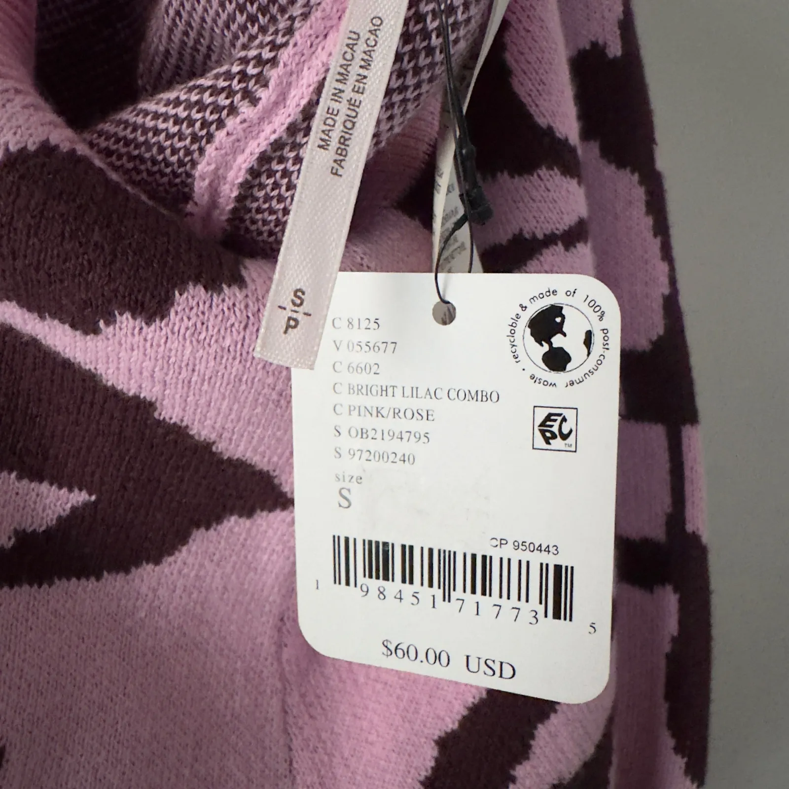 Free People Kaia Swit Shorts in Bright Lilac Combo Pink Floral Knit Micro Short - Image 8