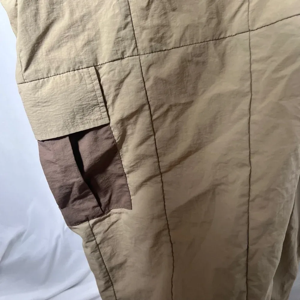 Women's Vero‎ Moda Beige High Rise Cargo Maxi Skirt Size M - Image 4