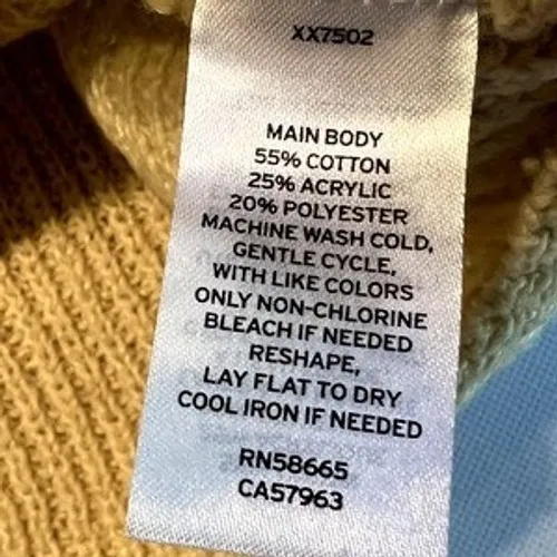 BP. Womens Beige Crew Neck‎ Long Sleeve Knit Pullover Sweater Size M - Image 4