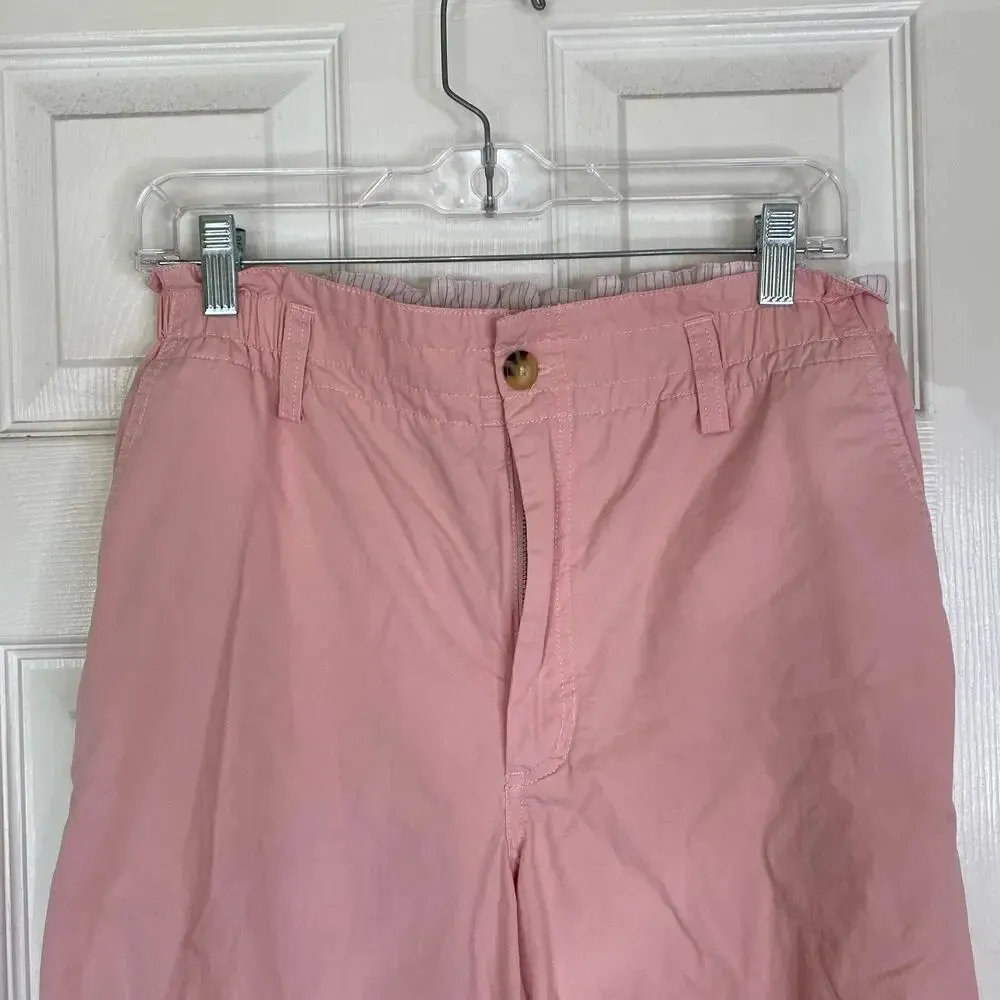 SUNDANCE Junie Pants Blush Pink Cotton Chinos Lightweight Summer Spring Size 6 - Image 5