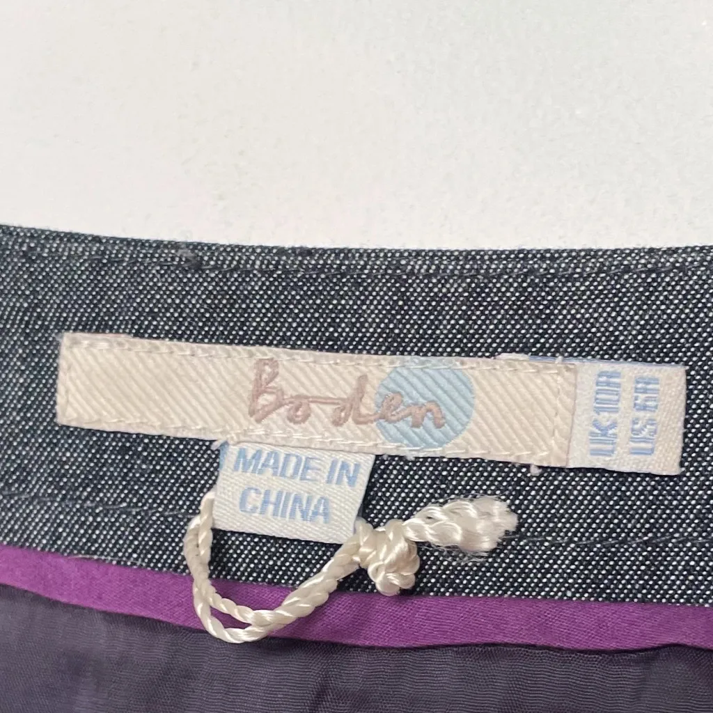 Boden chambray mini dress Blue Size 6 - Image 7