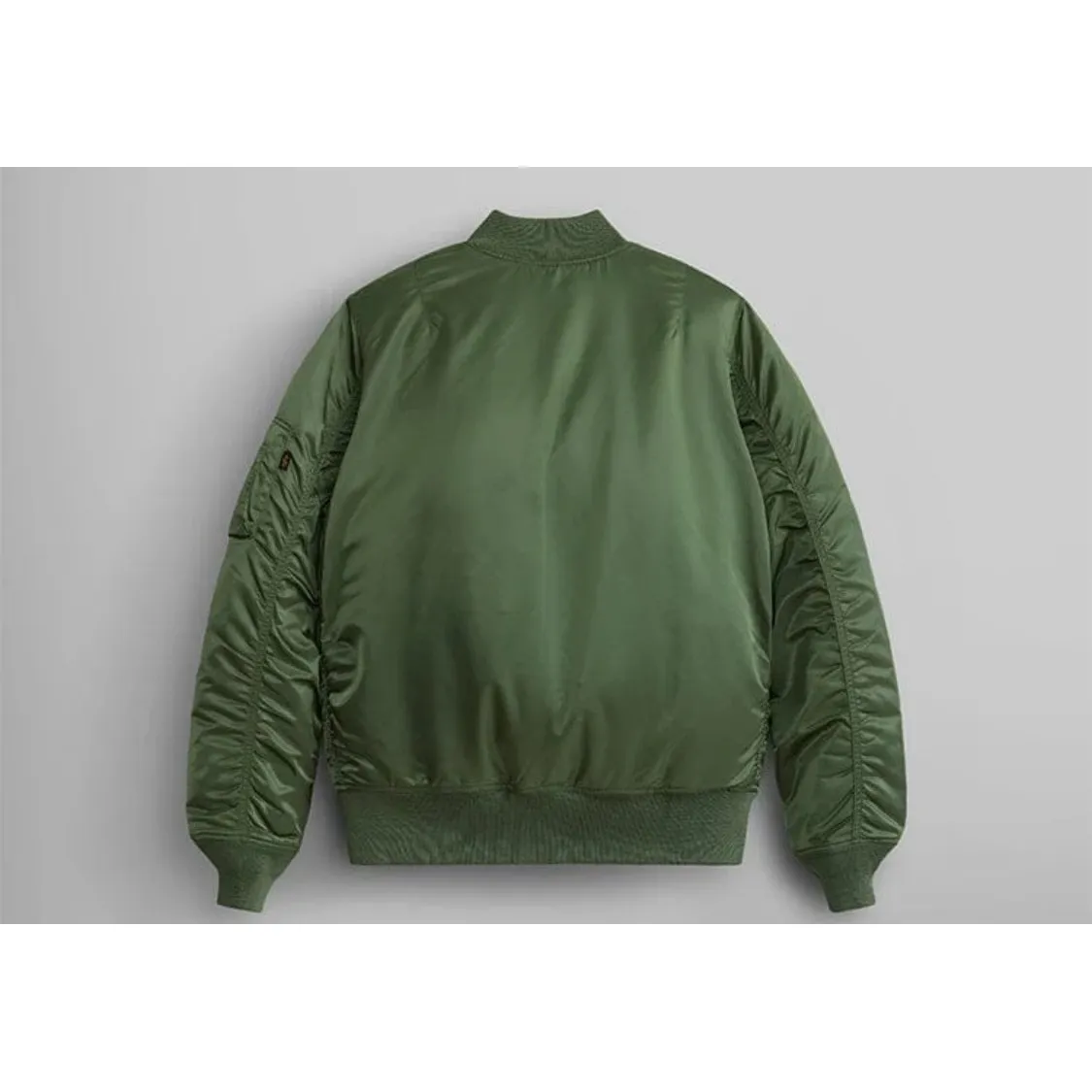 NWT Alpha Industries Reversible‎ MA-1 Bomber Jacket Olive Orange Womens, L - Image 2