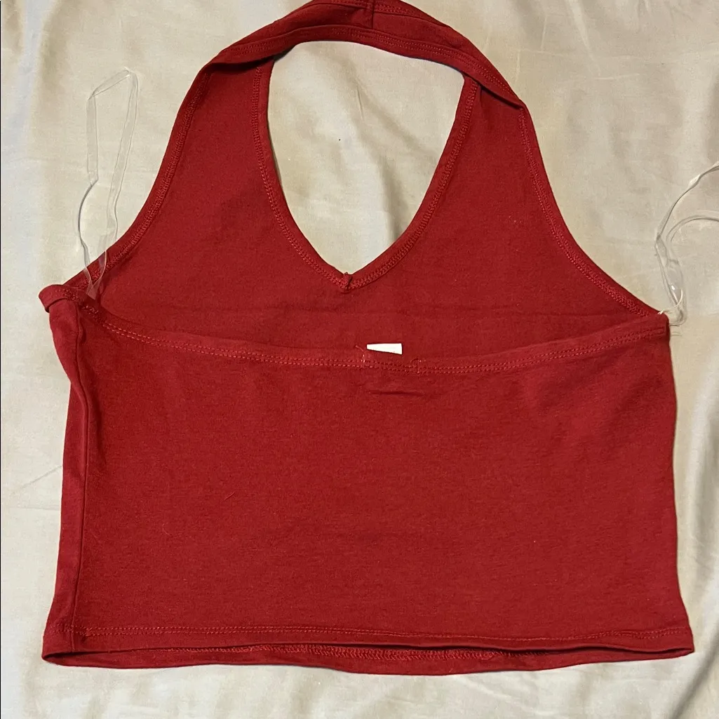 Bozzolo Red Crop Top - Image 3