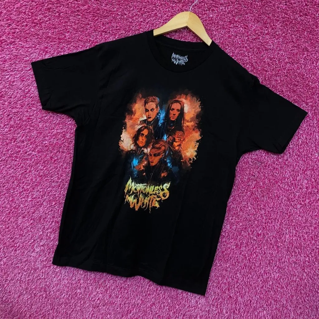 Motionless in White Watercolor Portrait T-shirt size extra large - Image 3