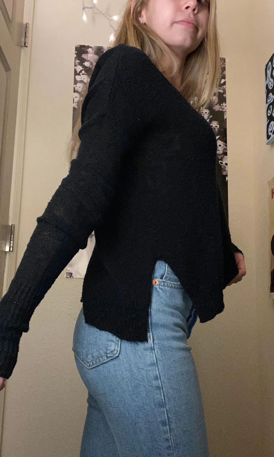Hollister Black  Knitted Long Sleeve - Image 2