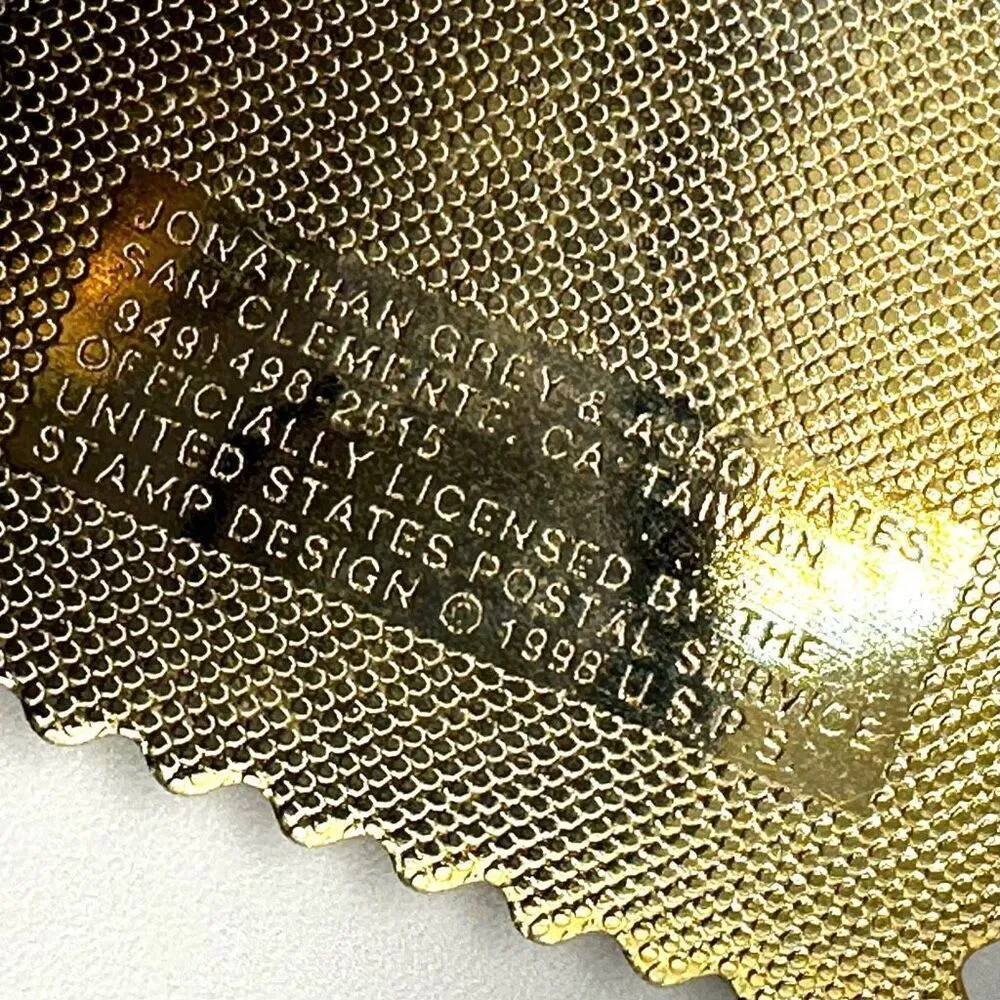 Breast cancer research postage stamp pin - Image 5